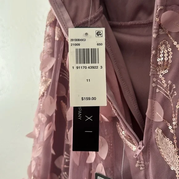 NWT TRIXXI Fit & Flare Floral Tulle Skirt Maxi Prom Dress - Size: 11 - Picture 9 of 12